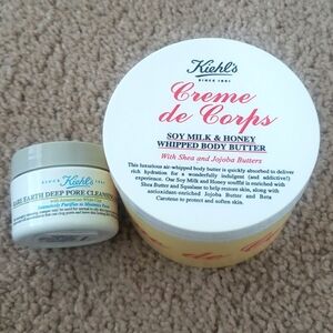 Kiehl's Bundle, Creme de Corps and Rare Earth Deep Pore Cleansing Masque